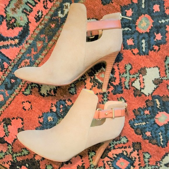 Coach Ann tan suede ankle boots size 8 - Picture 6 of 10